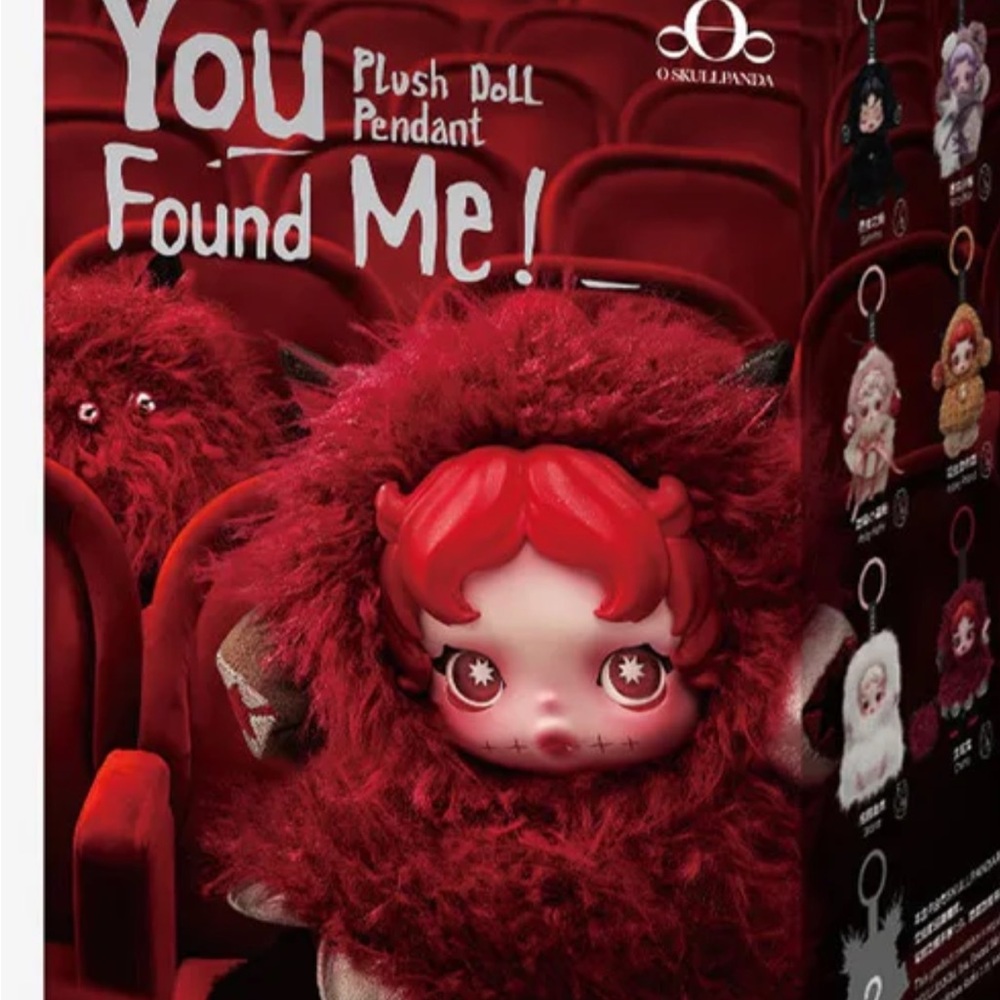 YOU FOUND ME SKULLPANDA RATTY BEAR